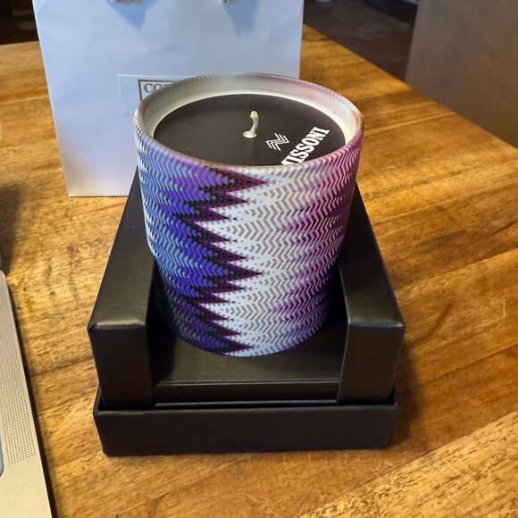 Missoni Home PHRAE zigzag woven candle - Picture 1 of 3